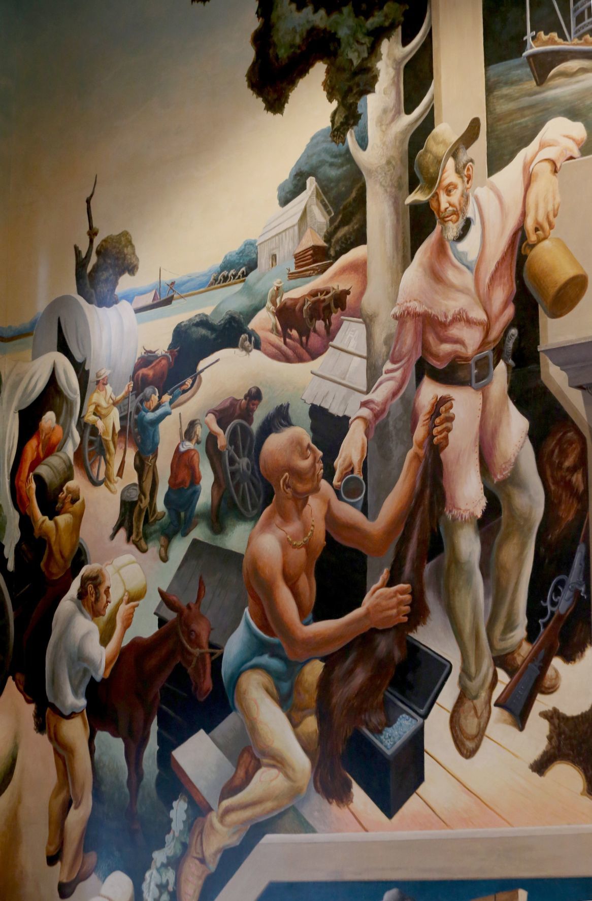 The Missouri capitol is its own museum of art